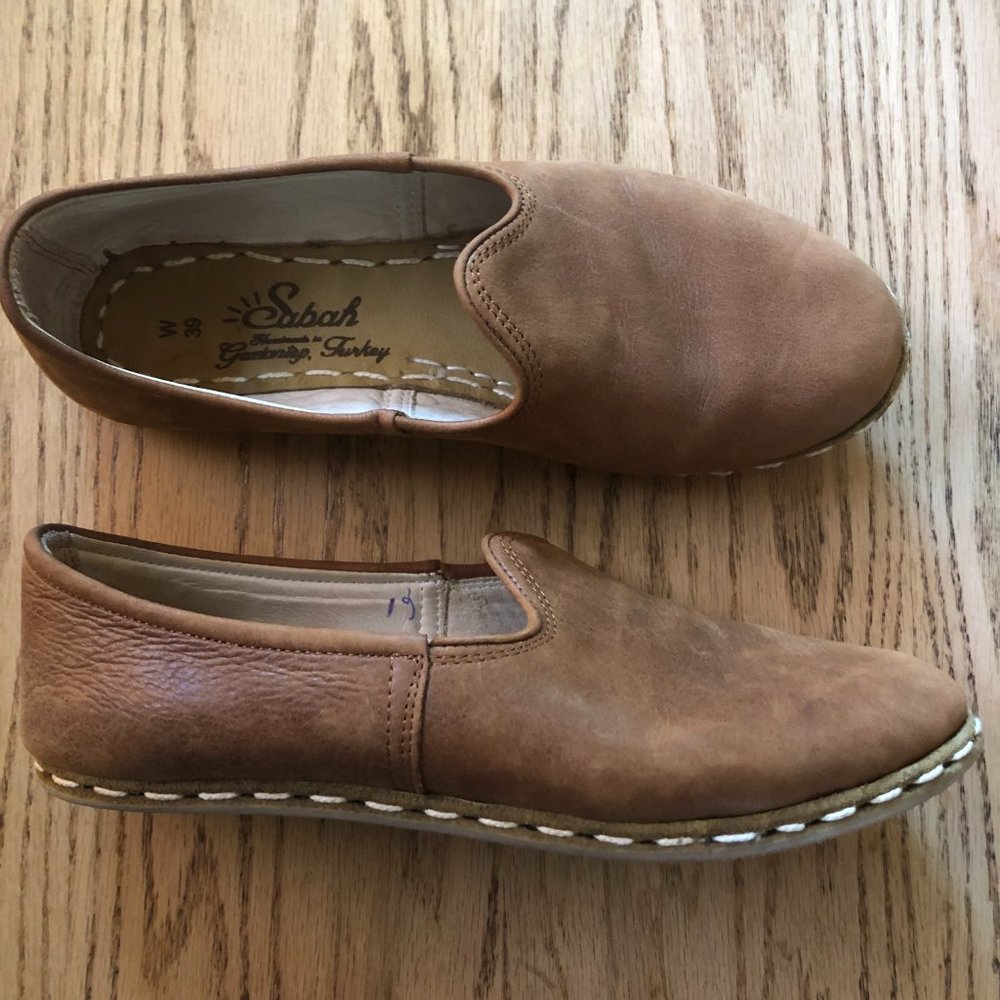 Sabah Fort Worth Brown Leather Shoes
